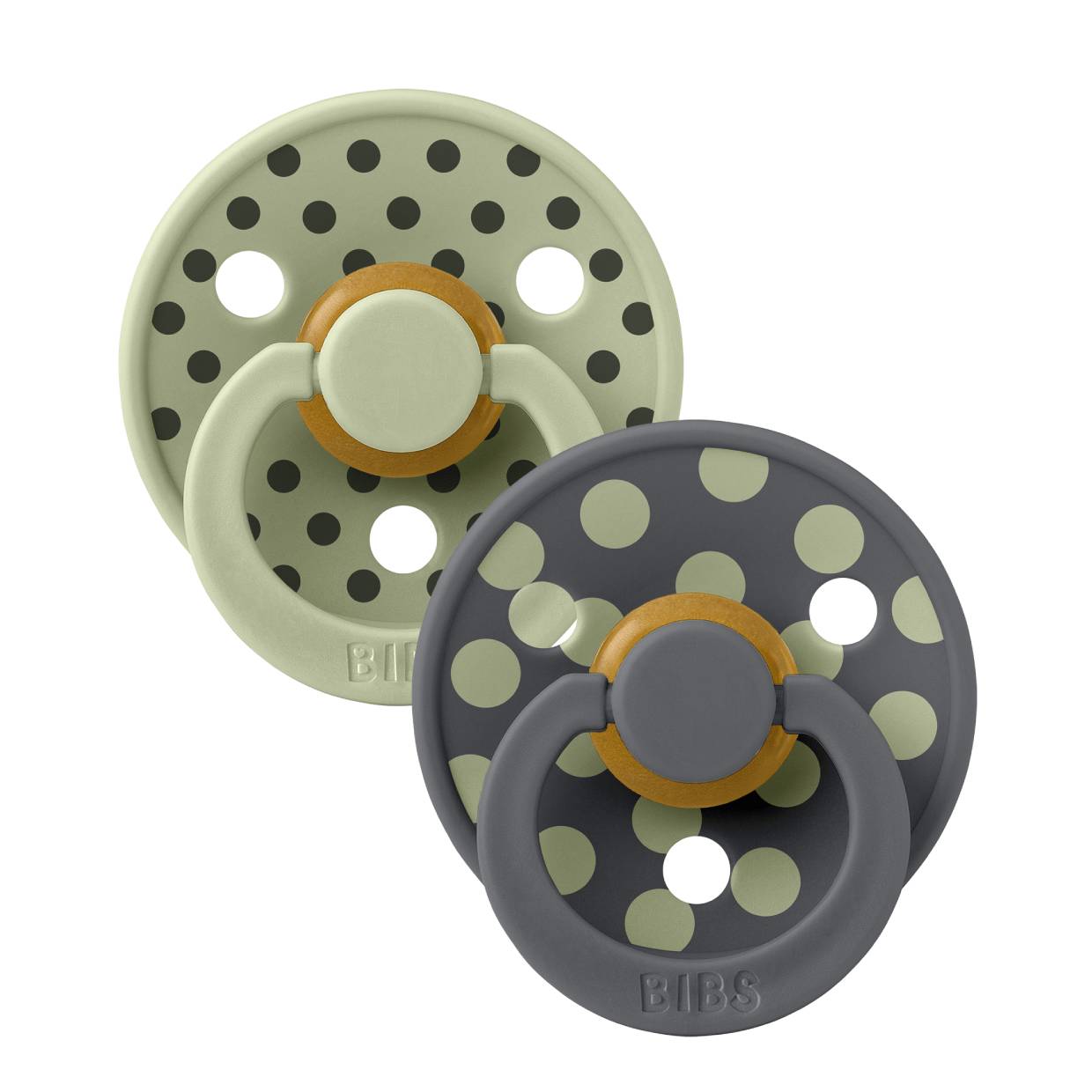 12034105_5713795276561_BIBS_Studio_Colour_2pack_rnd_LTX_S2_Polka_Iron_Sage_1_2000x2000